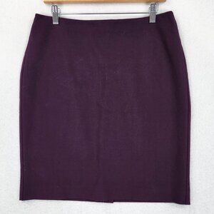 Banana Republic Skirt Womens 8 Purple Pencil Knee Length Classic Business NEW